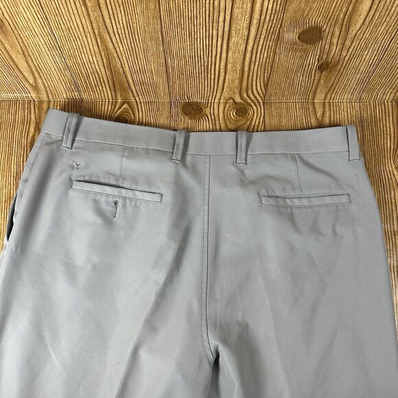 Callaway Performance Golf Pants Men’s Size 38x23.5 Gray Flat Front‎ Stretch - Picture 13 of 15